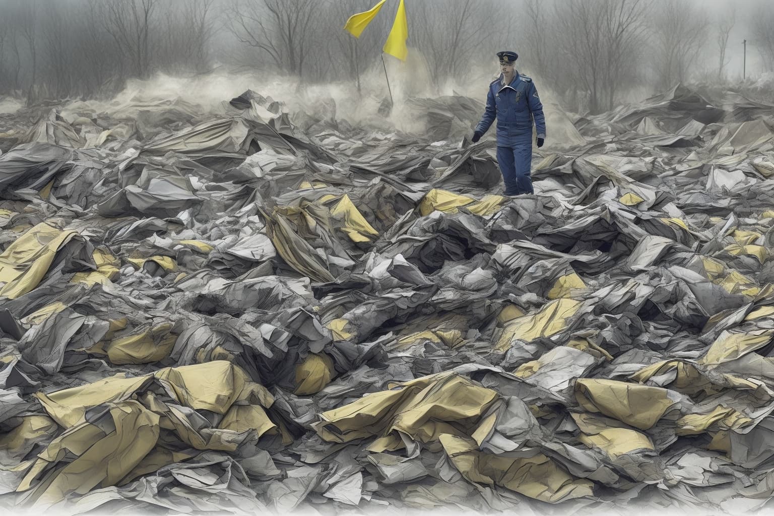 AI illustration of Ukrainian Foreign Minister Andriy Sibiga has called for heightened international pressure on Russia after the latest m...