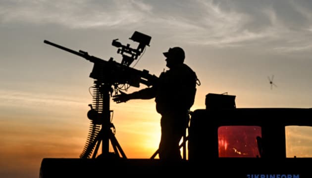 Ukrainian military intelligence released exclusive footage showing the destruction of a Shahed drone during a Russian attack on March 14...