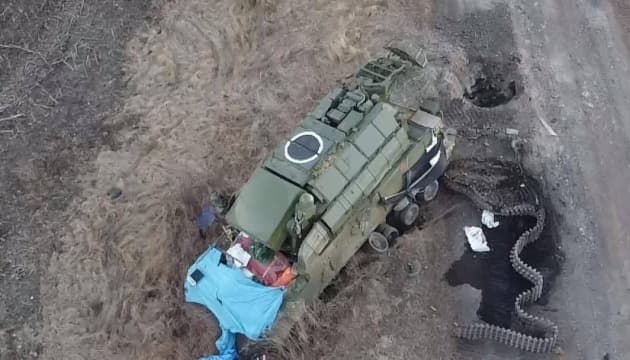 Ukrainian drones successfully destroyed a Russian S-300V missile system and hit a Tor missile system along with a fuel train in Luhansk,...
