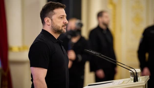 President Volodymyr Zelensky awarded state honors to military and civilian volunteers in Ukraine on Volunteer Day, recognizing their brav...