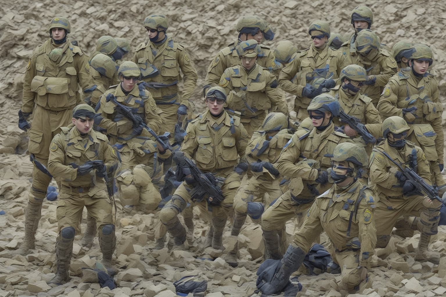 AI illustration of President Volodymyr Zelensky announced that Ukraine has received six requests for assistance from Middle Eastern count...