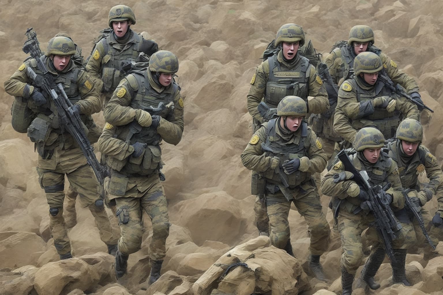 AI illustration of Ukrainian Commander-in-Chief Oleksandr Syrskyi reported that Russian losses have exceeded army reinforcements for thre...