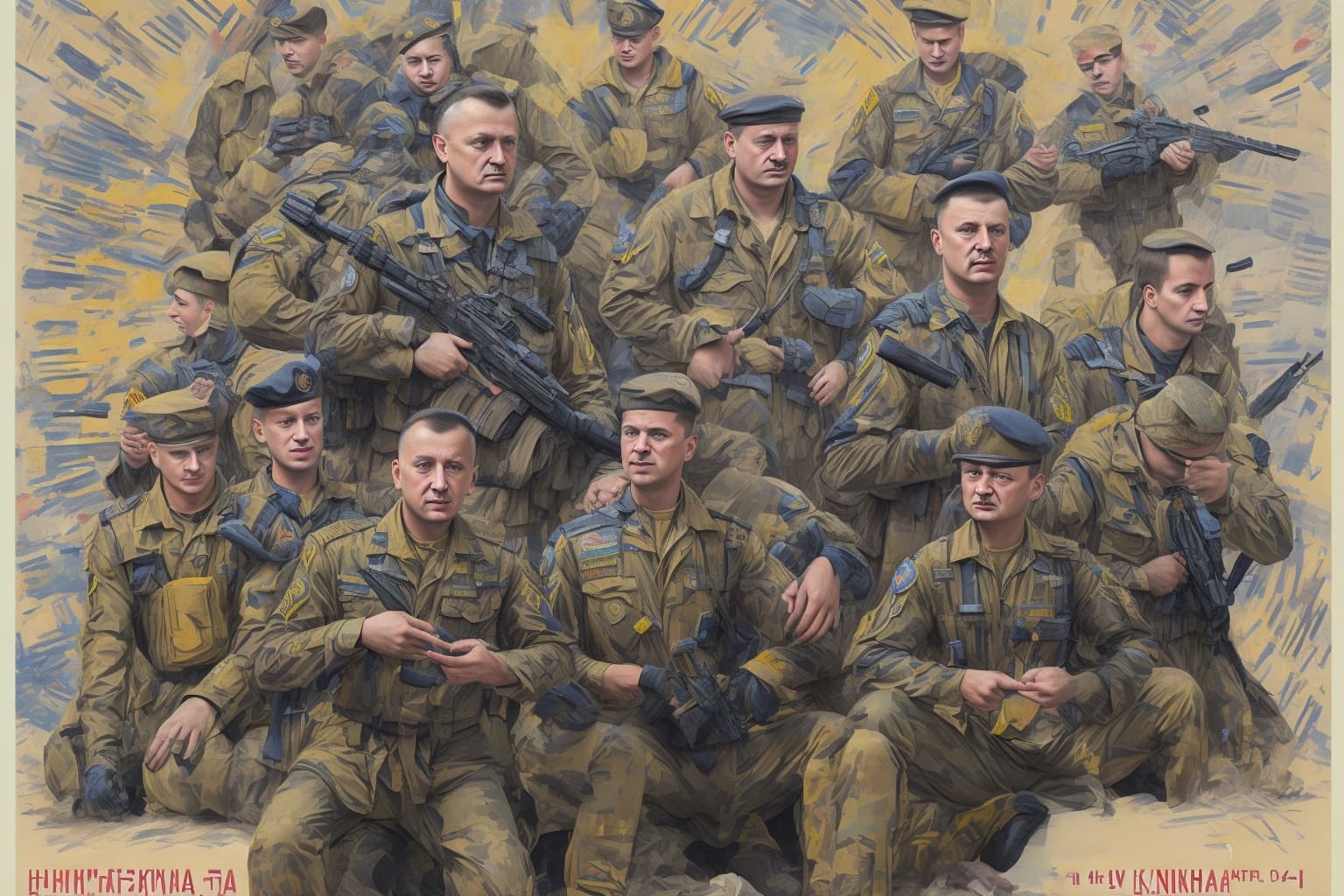 AI illustration of Colonel Oleksandr Dovgah, commander of the 39th Tactical Aviation Brigade of the Ukrainian Armed Forces, was honored i...