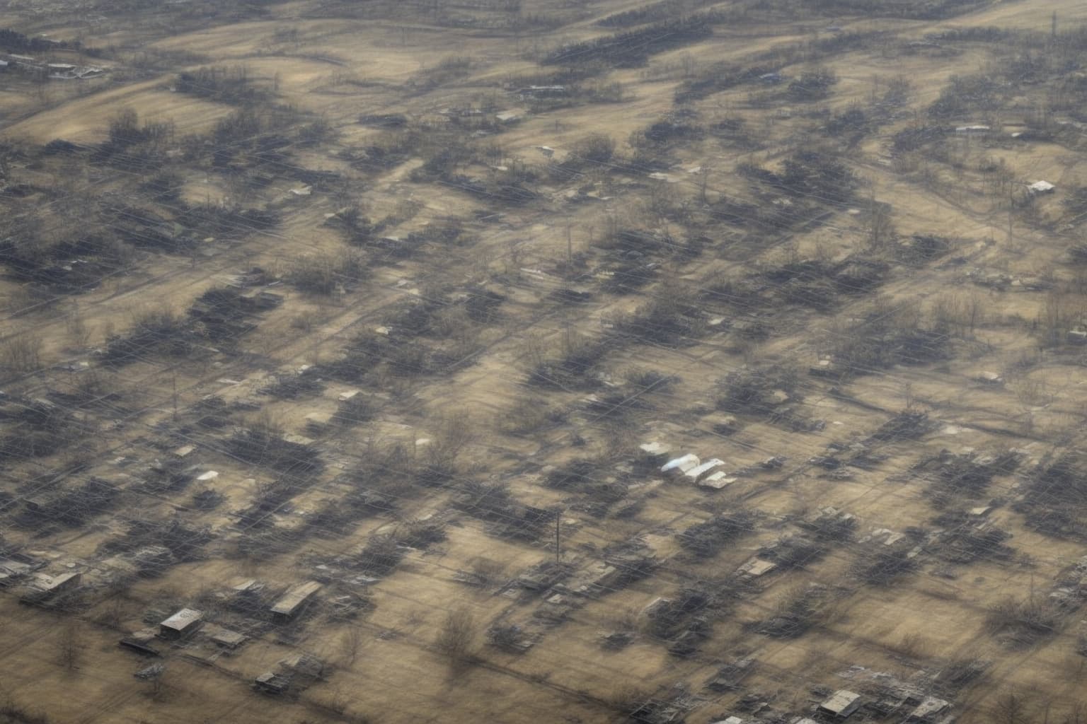 AI illustration of A mass Russian attack has damaged Ukraine's energy infrastructure, resulting in power outages across several regions....