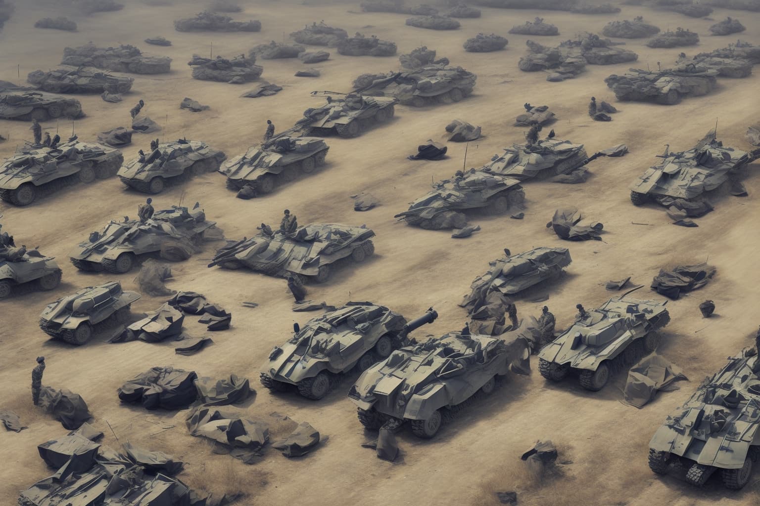 AI illustration of Ukrainian Defense Forces have launched a series of strikes against Russian military targets in temporarily occupied te...