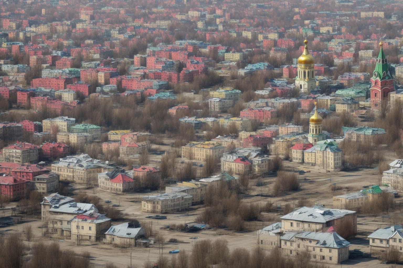 AI illustration of Russian forces in Luhansk have introduced a new protocol for the expropriation of Ukrainian residential properties, ac...