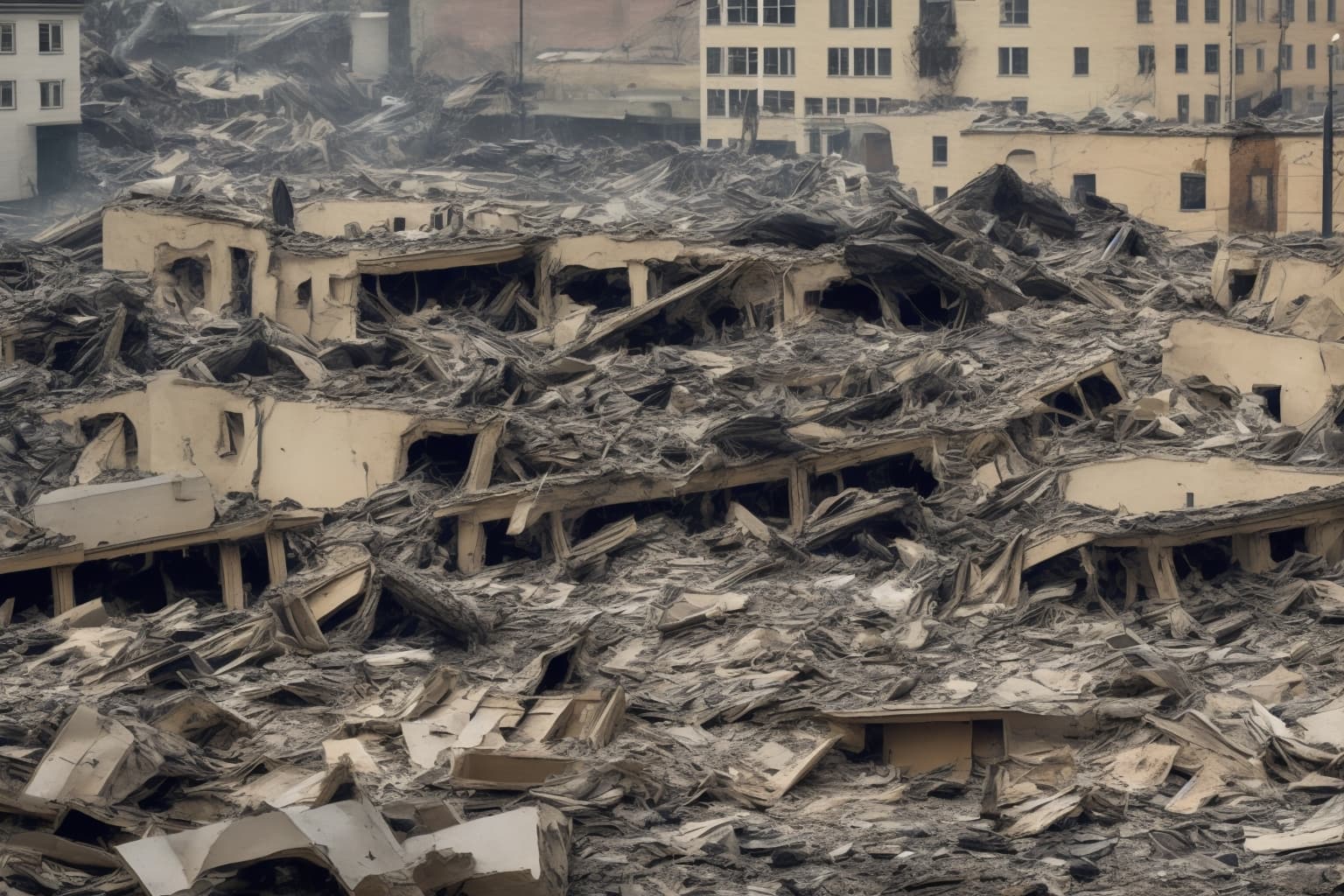 AI illustration of A Russian missile and drone assault on the Kyiv region resulted in three fatalities and five injuries, according to re...