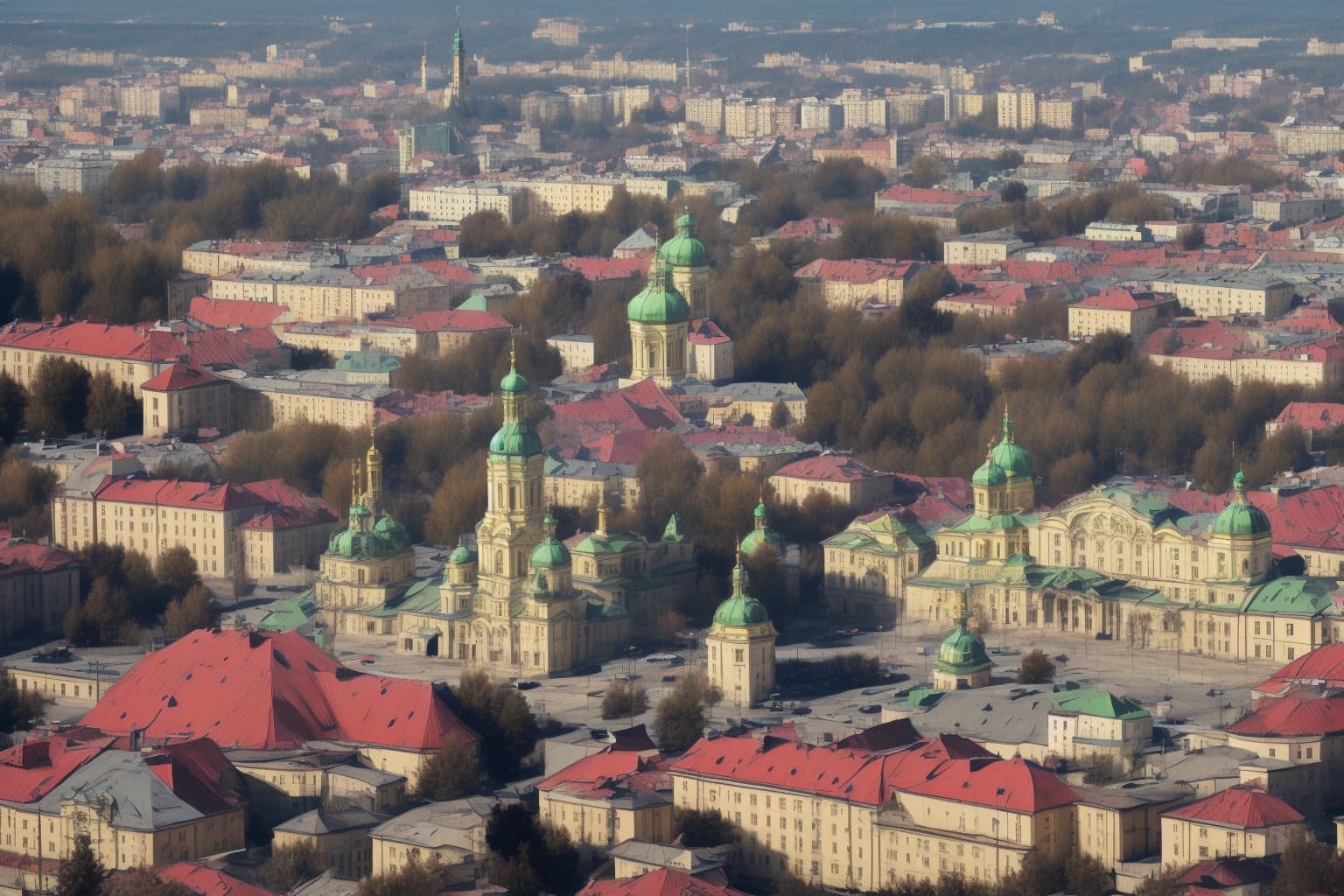 AI illustration of The Security Service of Ukraine (SSU) is conducting an investigation into a Lviv City Council department related to th...