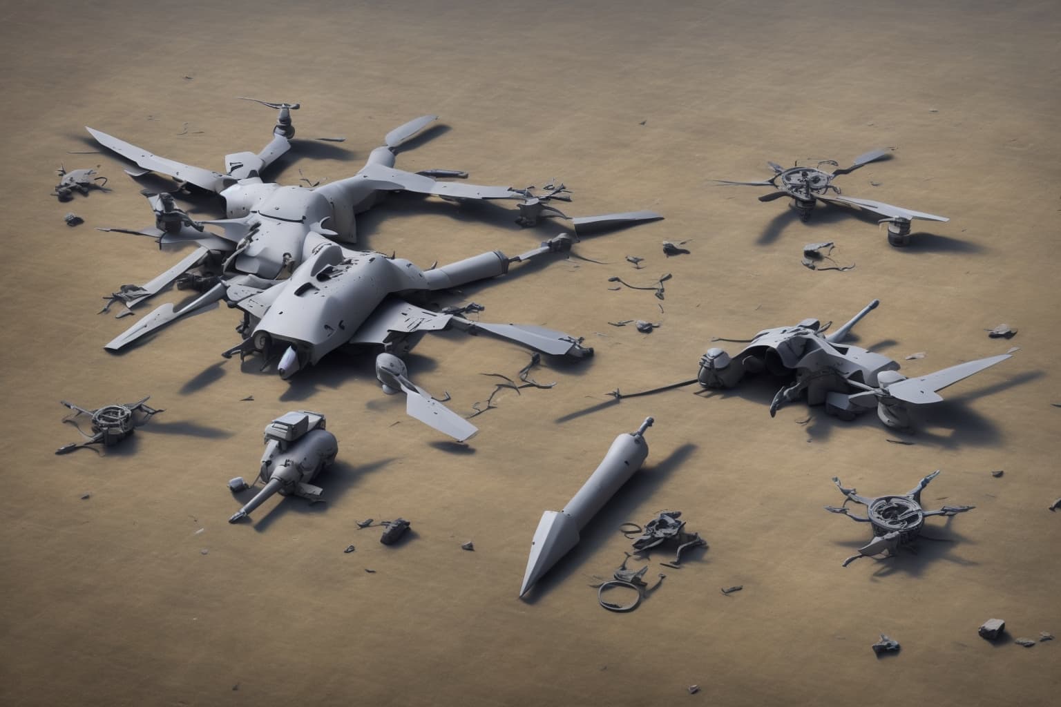 AI illustration of Ukrainian Armed Forces downed two Russian Merlin-VR reconnaissance drones in the Huliaipole area of Zaporizhzhia regio...