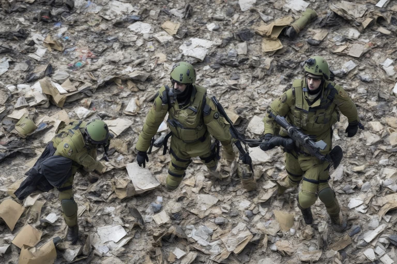 AI illustration of Brigadier General Abdollah Mehrabi, suspected of facilitating the transfer of Iranian drone technology to Russia, is c...