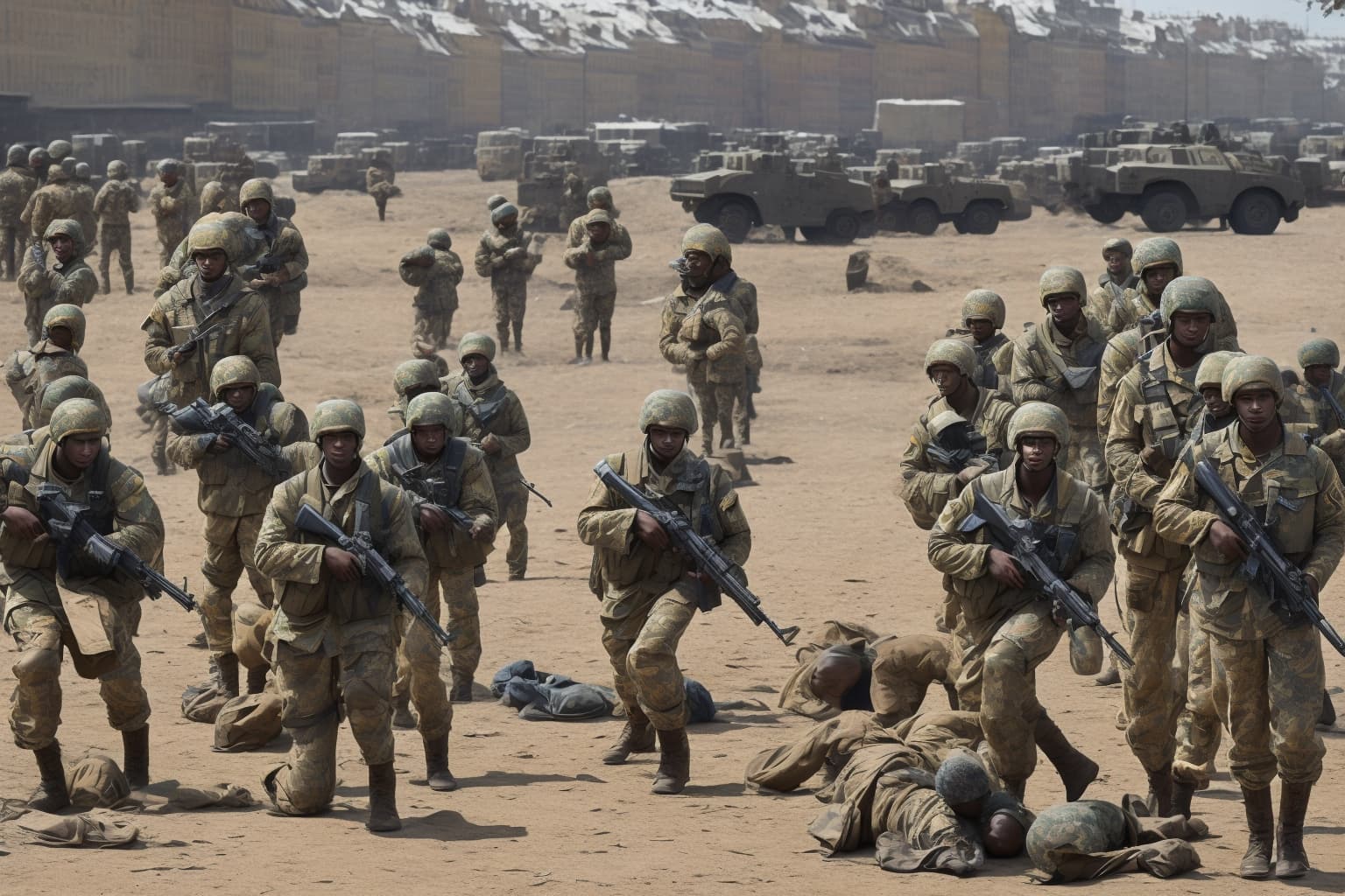 AI illustration of Russia has changed its recruitment strategy for African mercenaries fighting in Ukraine, adopting a more systematic ap...