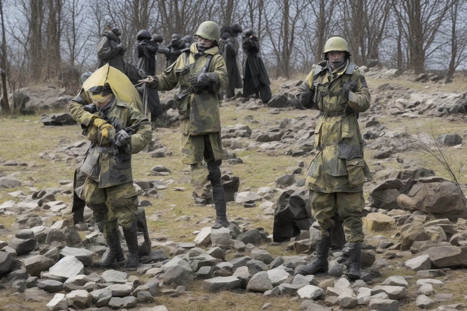 AI illustration of Nаталія Чернобай, the former secretary of the Desnyansky District Court in Chernihiv, was sentenced to ten years in pr...