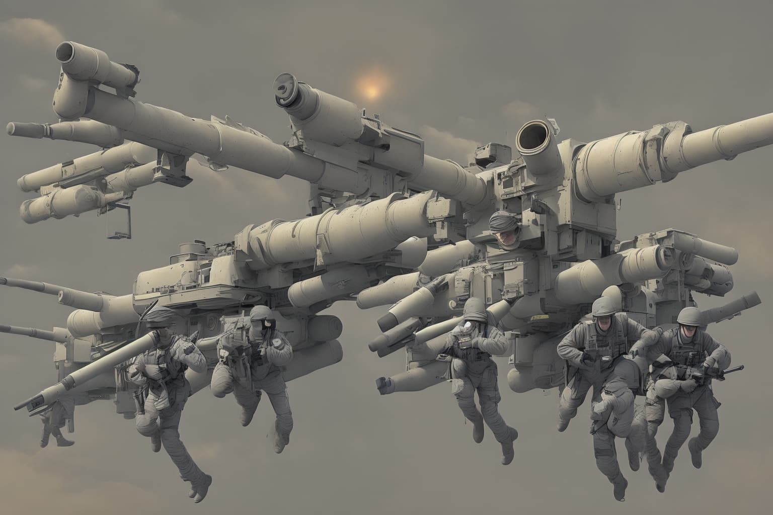 AI illustration of Ukrainian defenders have successfully struck three Russian 'Pantsir-S1' anti-aircraft missile and gun systems in occup...