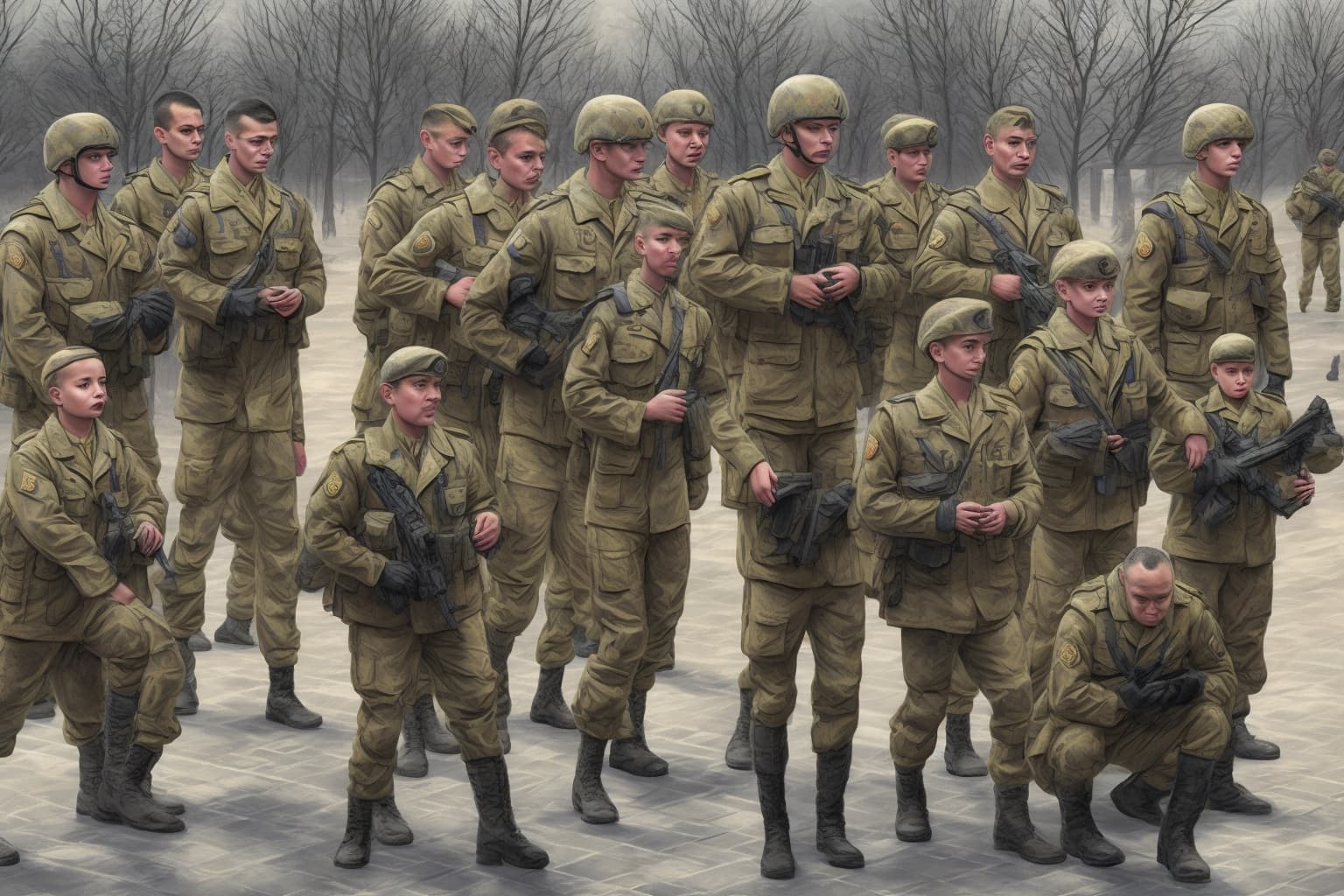 AI illustration of The Ukrainian Defense Ministry has revealed a new operational model for regional social support centers following cons...