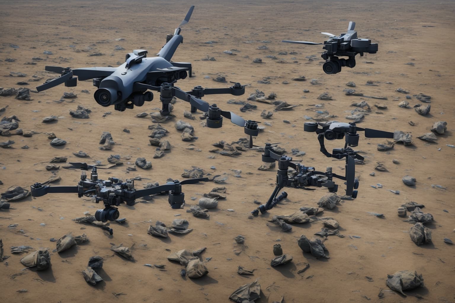 AI illustration of Ukrainian experts specializing in drone interception are scheduled to arrive in the Middle East next week, according t...