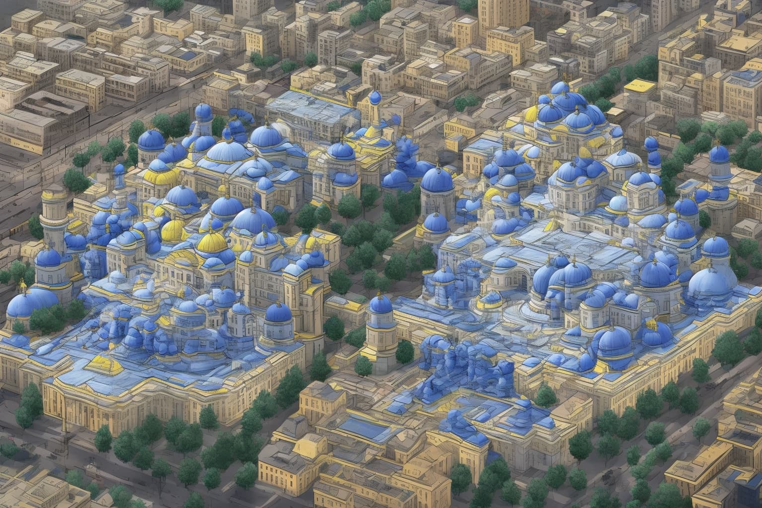 AI illustration of The Office of the President of Ukraine has denied reports of trilateral talks taking place in Istanbul on March 11 inv...