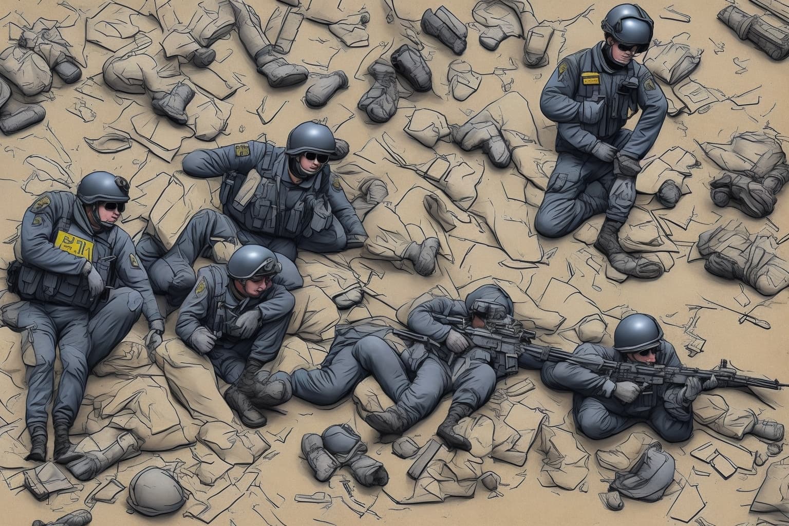 AI illustration of The Security Service of Ukraine (SSU) has arrested a Russian national who allegedly gathered intelligence on Ukrainian...