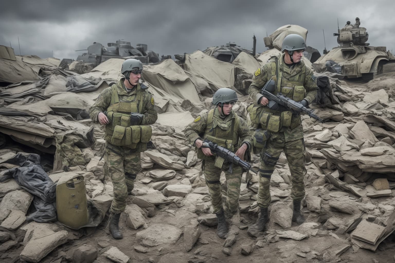 AI illustration of Ukrainian Air Assault Forces have successfully regained control of 285.6 square kilometers in the Oleksandrivka sector...