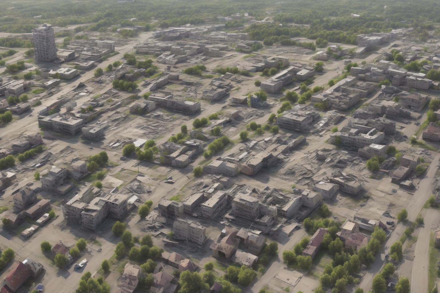 AI illustration of A woman was killed and a man injured in recent Russian shelling across Dnipropetrovsk region, according to the State E...