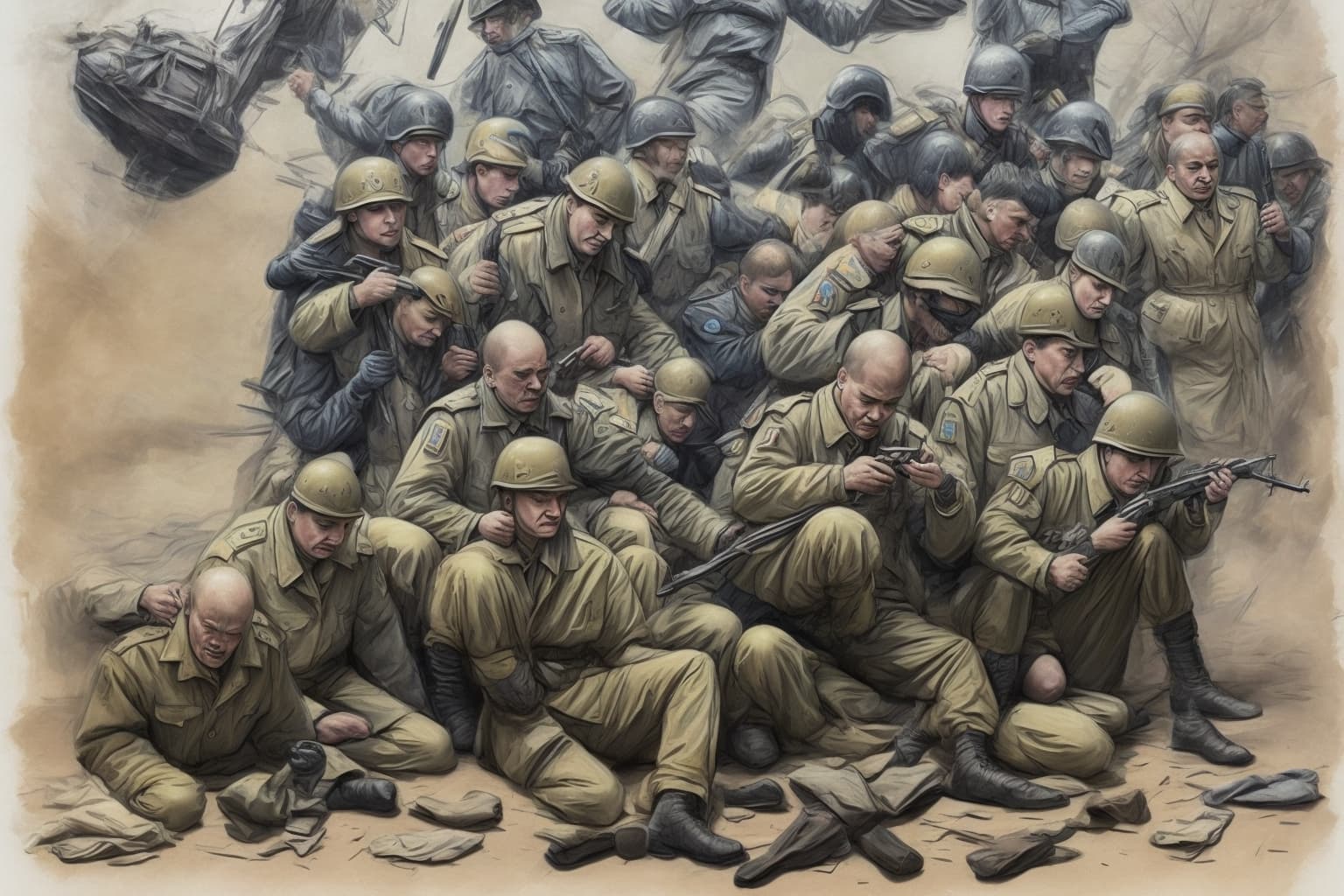 AI illustration of On March 9, a former secretary of the Desnianskyi District Court in Chernihiv received a ten-year prison sentence for...