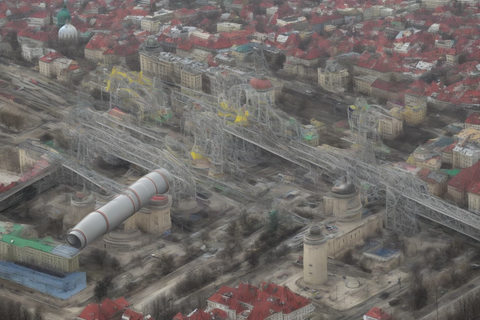 AI illustration of Ukraine's Foreign Ministry announced that the scheduled visit of a Hungarian delegation on March 11 was not acceptable...