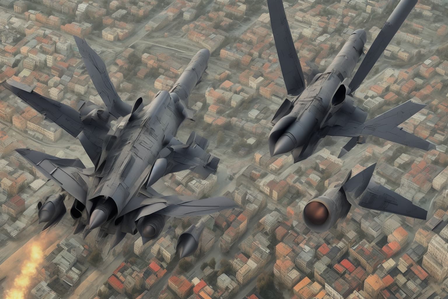 AI illustration of On March 14, Russian forces launched Kalibr cruise missiles from the Black Sea and airborne missiles from strategic bo...