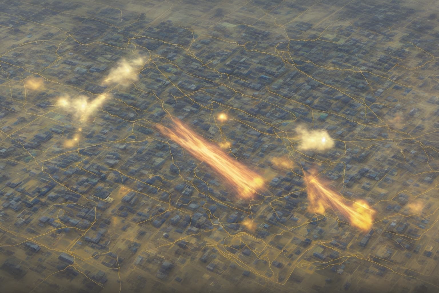 AI illustration of Ukraine launched an attack on a facility in Bryansk, Russia, that produces missile control systems, according to Presi...